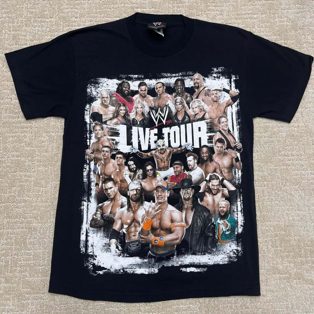 Unworn WWE Live Tour I Was There Wrestling Superstars Graphic Tee - Sz M
